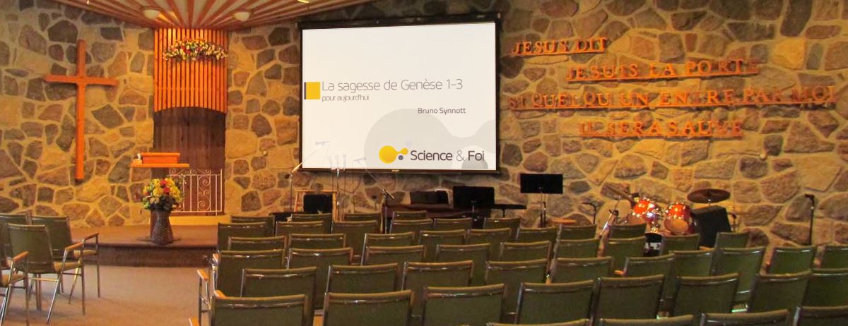 2eme conférence de Bruno Synnott sur la Genèse à Montréal