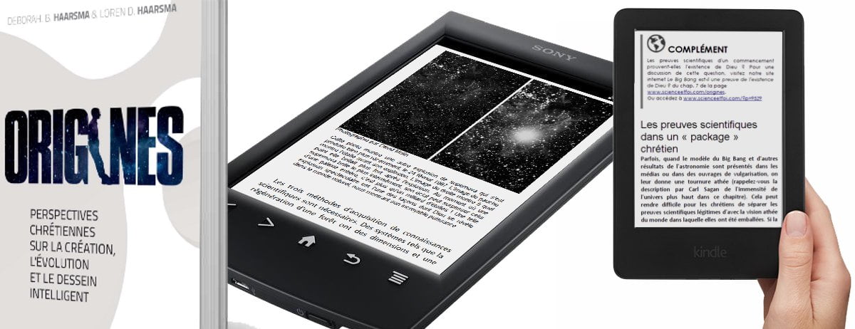 eBook : Le livre ORIGINES sur votre Tablette, Liseuse ou PC