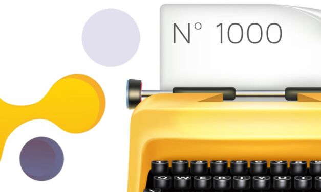 1000 articles sur le blog création et évolution !