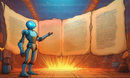 une IA présente fièrement des vieux manuscrits rédigés en hébreu