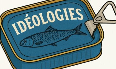 Une boite de sardines avec une inscription : "Idéologies"